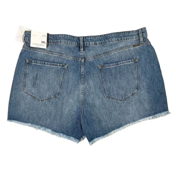 KanCan Estilo High-Rise Distressed Denim Shorts 3XL – NWT - Picture 3 of 10